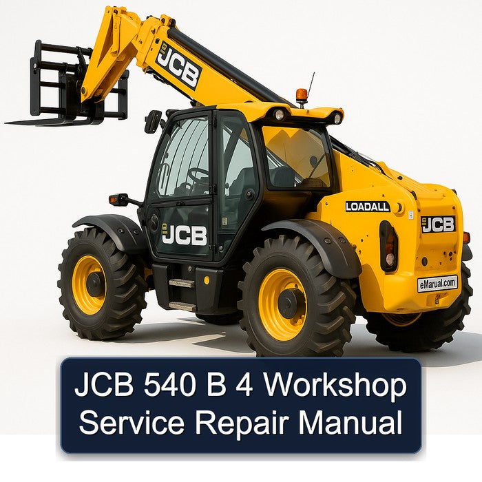 JCB 540 B 4 Service Repair Workshop Manual PDF