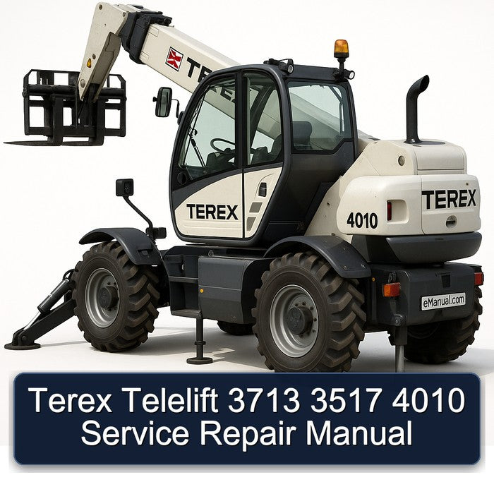 Terex Telelift 3713 3517 4010 Service Repair Workshop Manual PDF