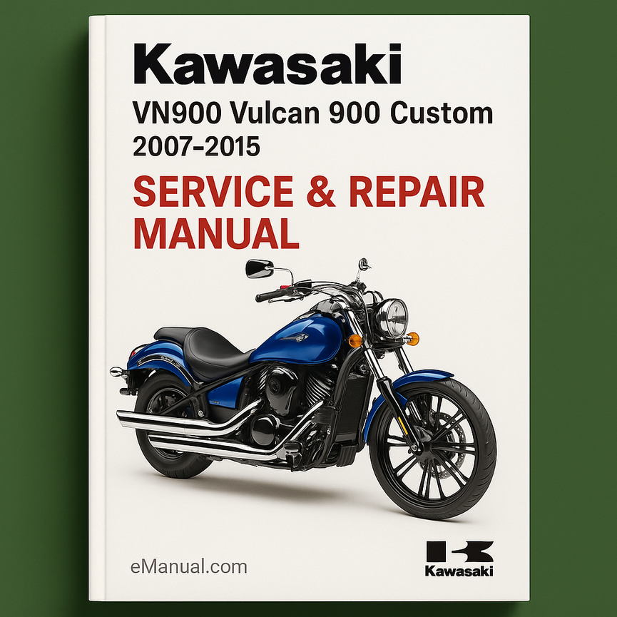 Kawasaki Vn900 Vulcan 900 Custom 2007-2015 Service Repair Manual