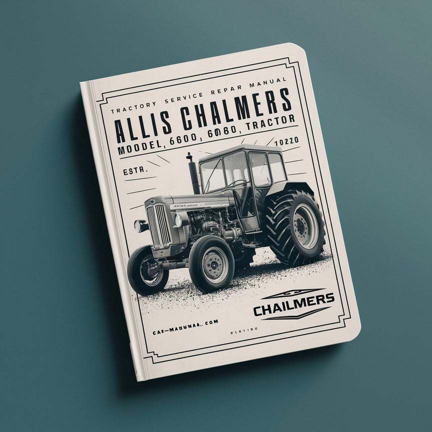 Allis Chalmers Model 6060 6070 6080 Tractor Factory Service Repair Manual