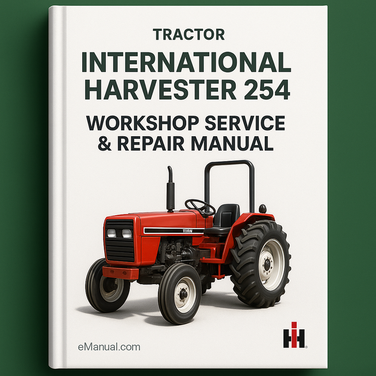 Ih International Harvester 254 Tractor Workshop Service Repair Manual