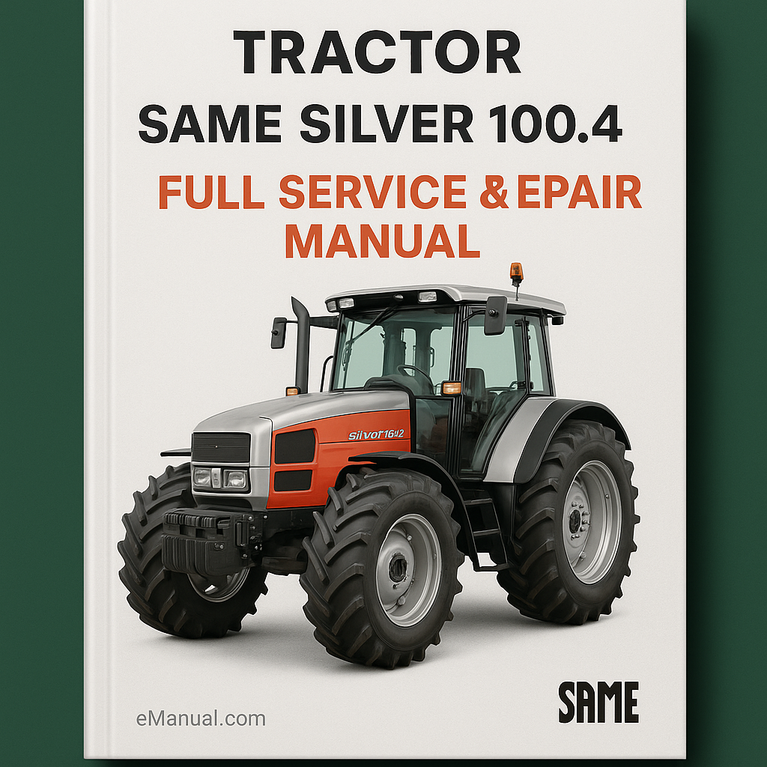 Same Silver 100.4 Tractor Full Service Repair Manual