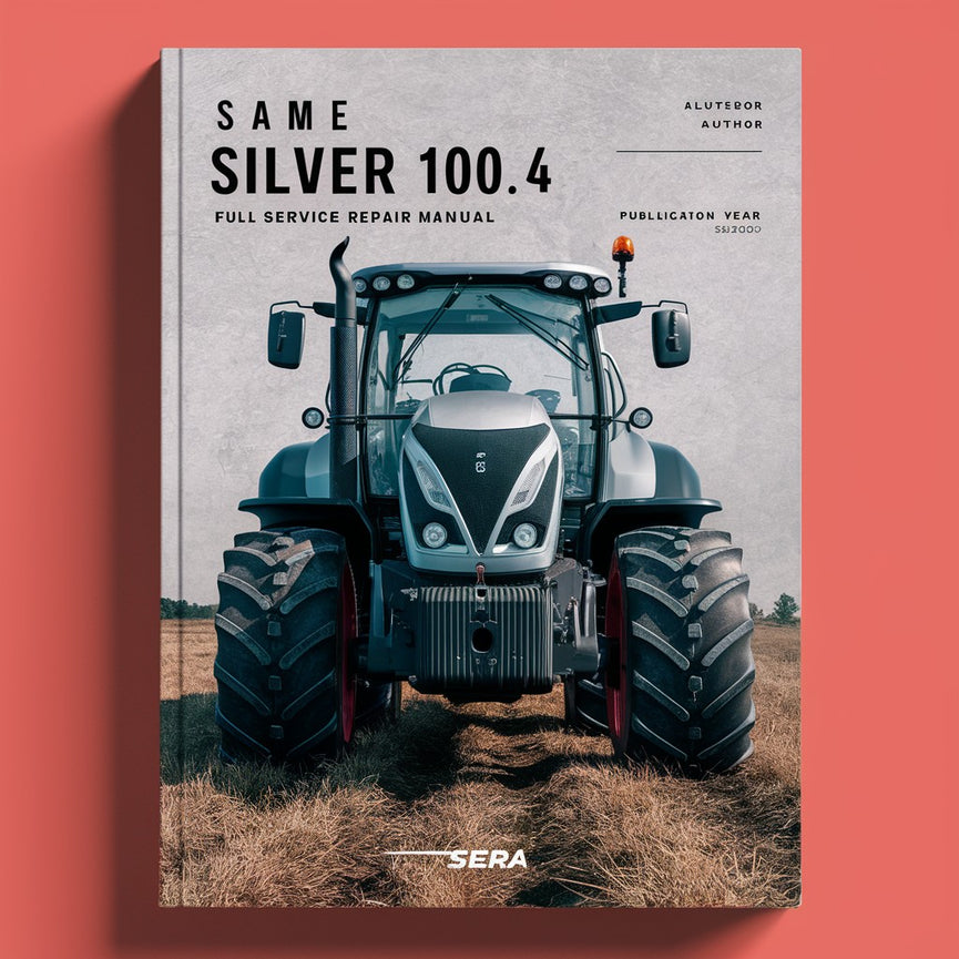 Manual de reparación de servicio completo del mismo tractor Silver 100.4