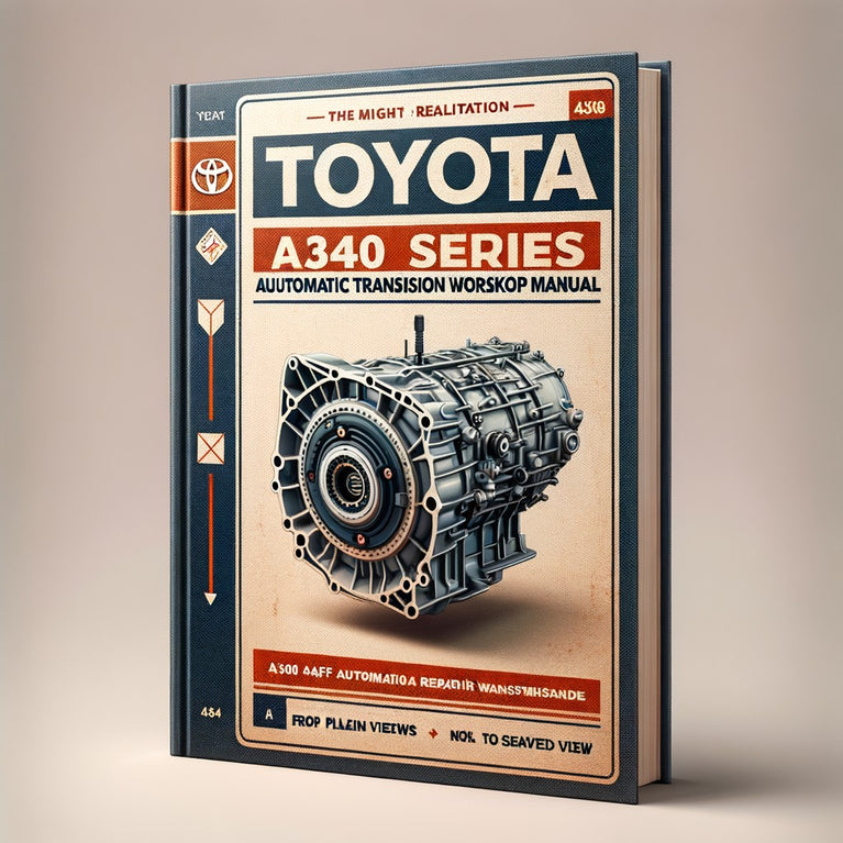 Toyota A340 Series A340E A340F A340H Automatic Transmission Service Repair Workshop Manual  Pdf