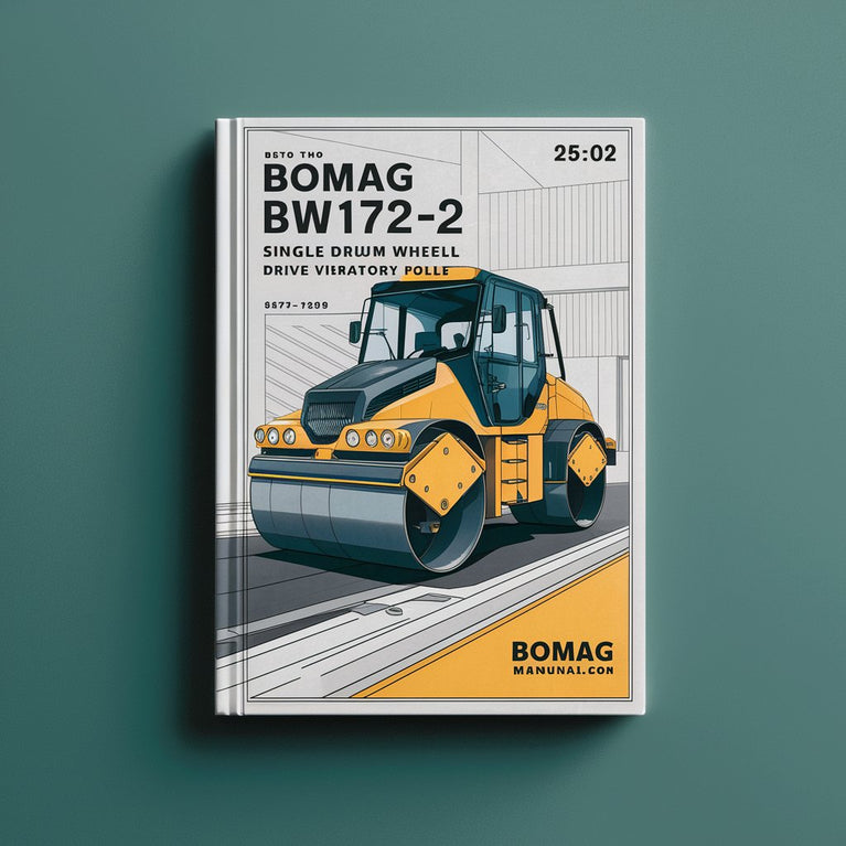 Bomag Bw172 pd-2 single drum wheel drive vibratory roller