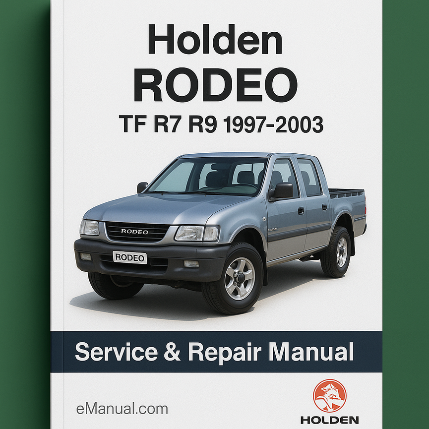 1997-2003 Holden RODEO TF R7 R9 3,2 l Benzin 6VD1 Servicehandbuch PDF-Download
