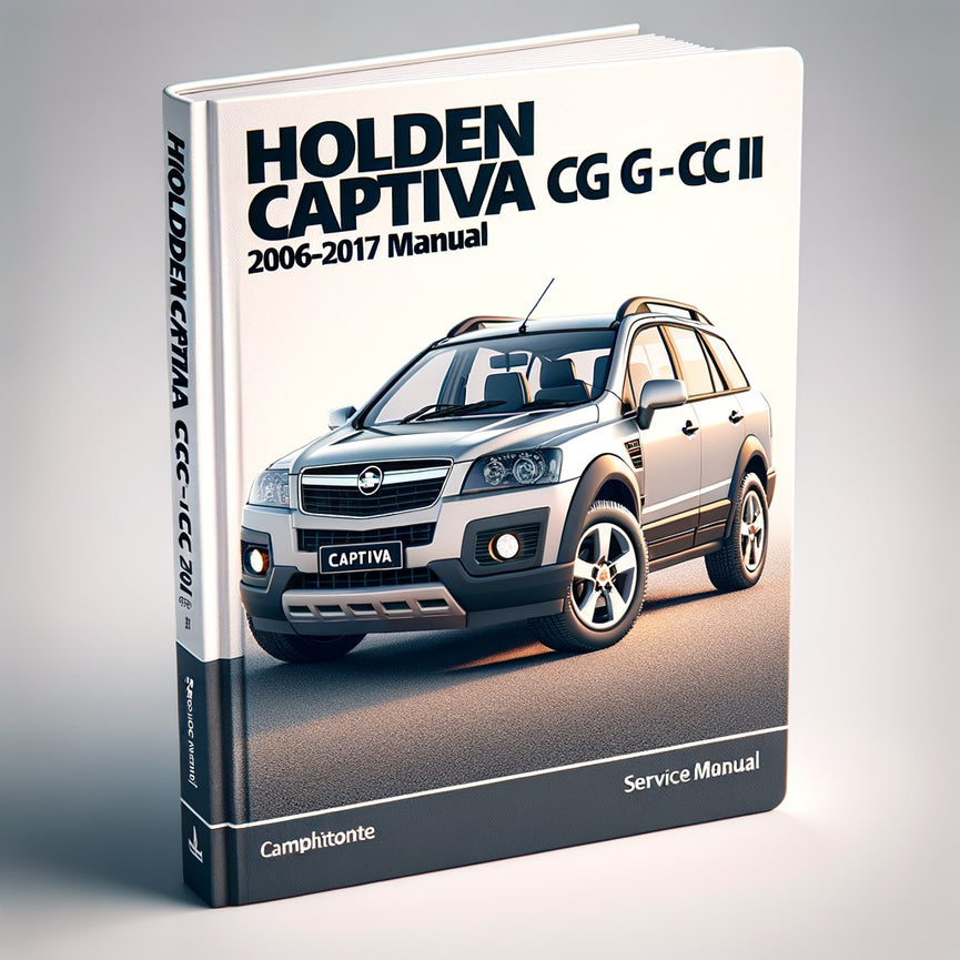 Holden CAPTIVA CG - GC II 2006-2017 Servicehandbuch