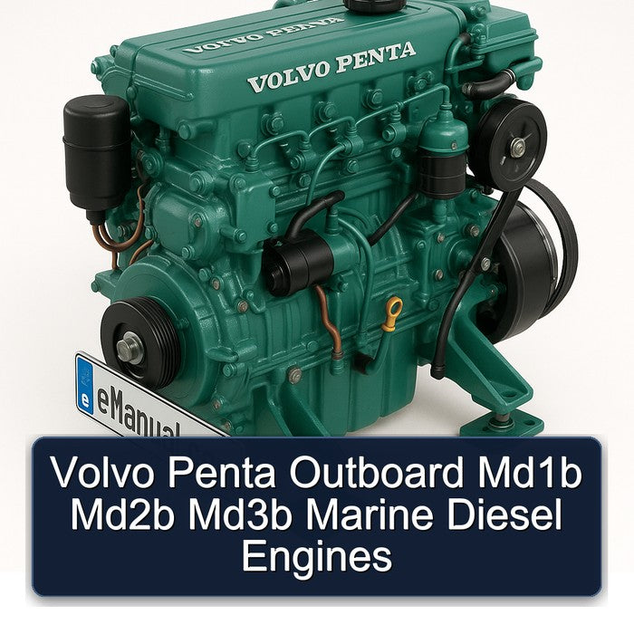 Volvo Penta Outboard Md1b Md2b Md3b Marine Diesel Engines