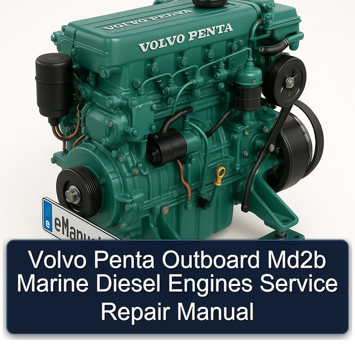 Volvo Penta Outboard Md2b Marine Diesel Engines Service Repair Manual