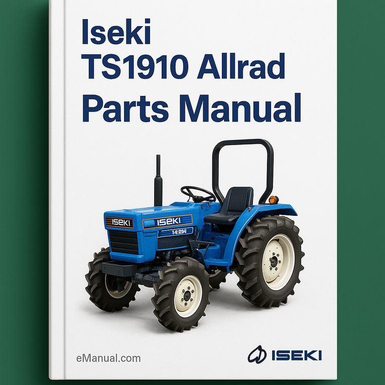 Iseki Ts1910 Allrad Tractor Parts Manual