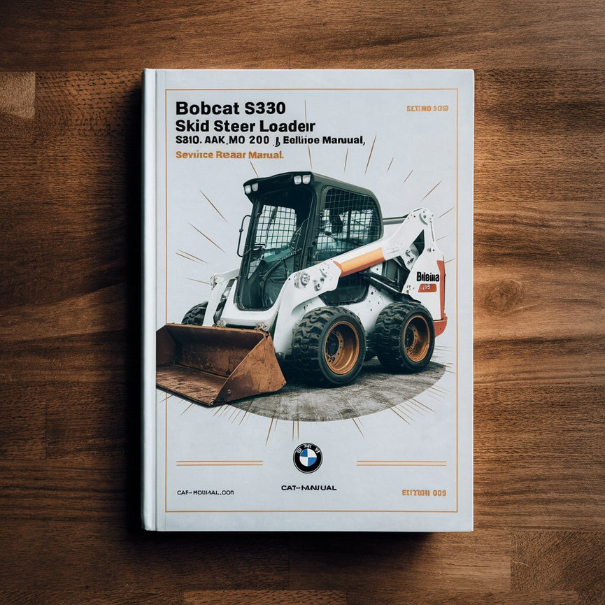 BOBCAT S330 SKID Steer Loader SN AAKM11001 & Above (EDITION 2009) Service Repair Manual