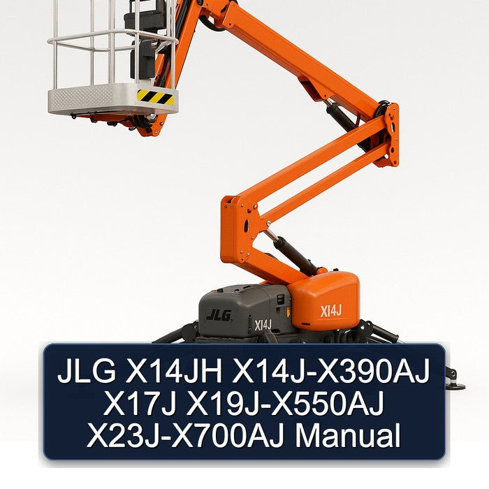JLG X14JH X14j-x390aj X17J X19j-x550aj X23j-x700aj Service Repair Workshop Manual PDF