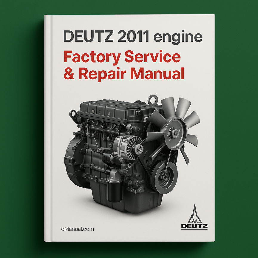 Deutz 2011 engine Factory Service Repair Manual