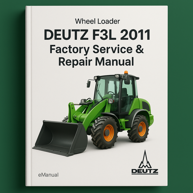 Deutz F3L engine 2011 Factory Service Repair Manual
