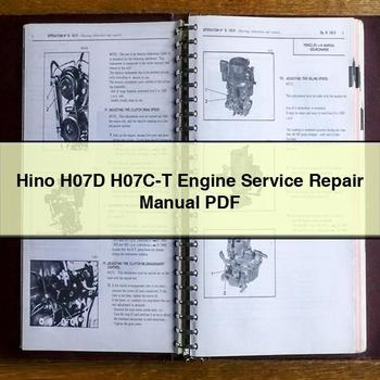 Hino H07D H07C-T Engine Service Repair Workshop Manual PDF