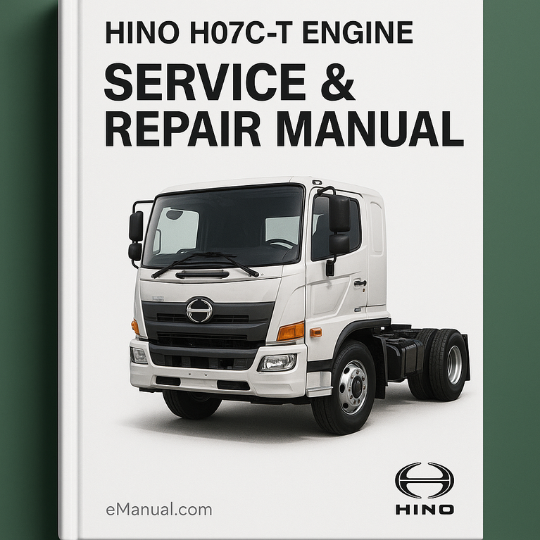 Hino H07C-T Engine Service Repair Manual