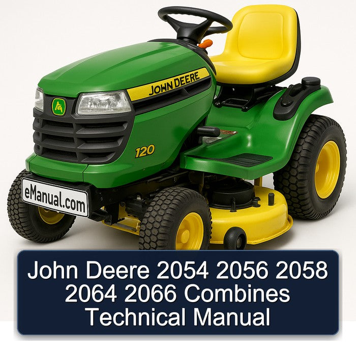 John Deere 2054 2056 2058 2064 2066 Combines Service Repair Workshop Manual PDF