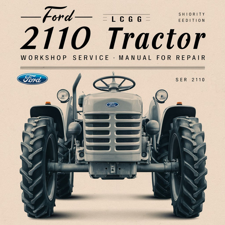 Ford 2110 LCG Tractor Workshop Service Manual for Repair