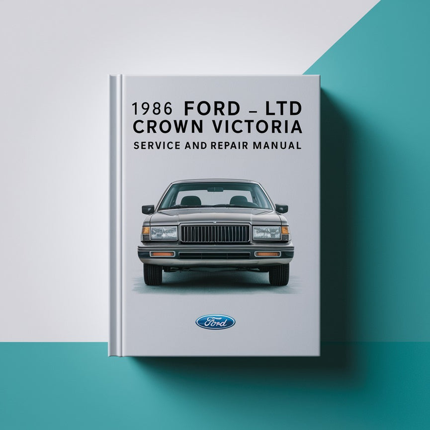 1986 Ford LTD Crown Victoria Manual de servicio y reparación PDF