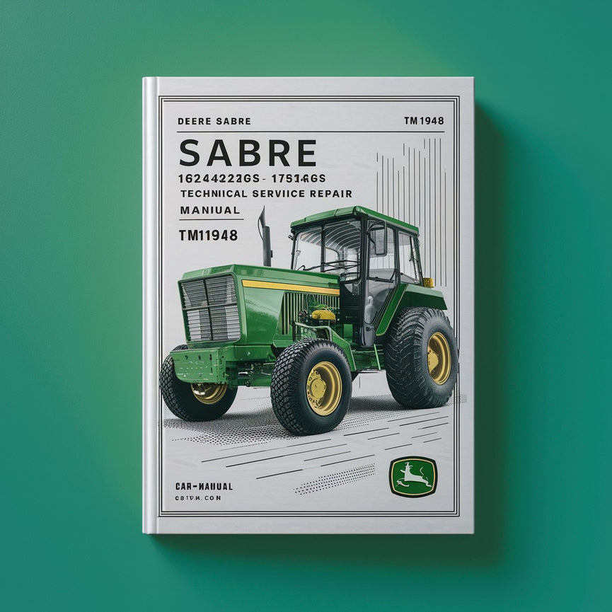 Deere Sabre 1642HS 14.542GS 17.542HS 1442GS Lawn Tractors Technical Service Repair Manual (tm1948)