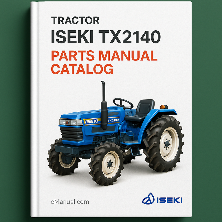 Iseki TX2140 Parts Manual Catalog