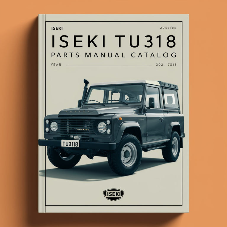 Iseki TU318 Parts Manual Catalog