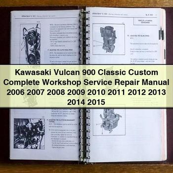 2006-2015 Kawasaki Vulcan 900 Classic Custom Service Repair Workshop Manual PDF