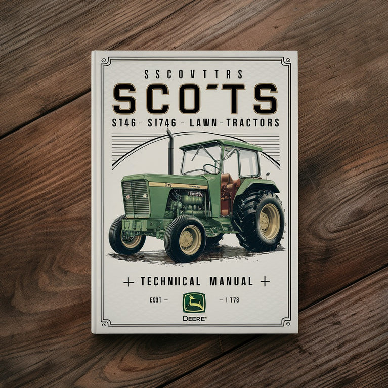 Scotts S1642 S1742 S2046 S2546 LimitedEdition Lawn Tractors (Deere) Technical Manual (tm1776)