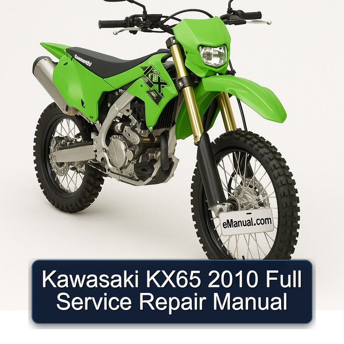 2010 Kawasaki KX Series KX65 Service Repair Workshop Manual PDF