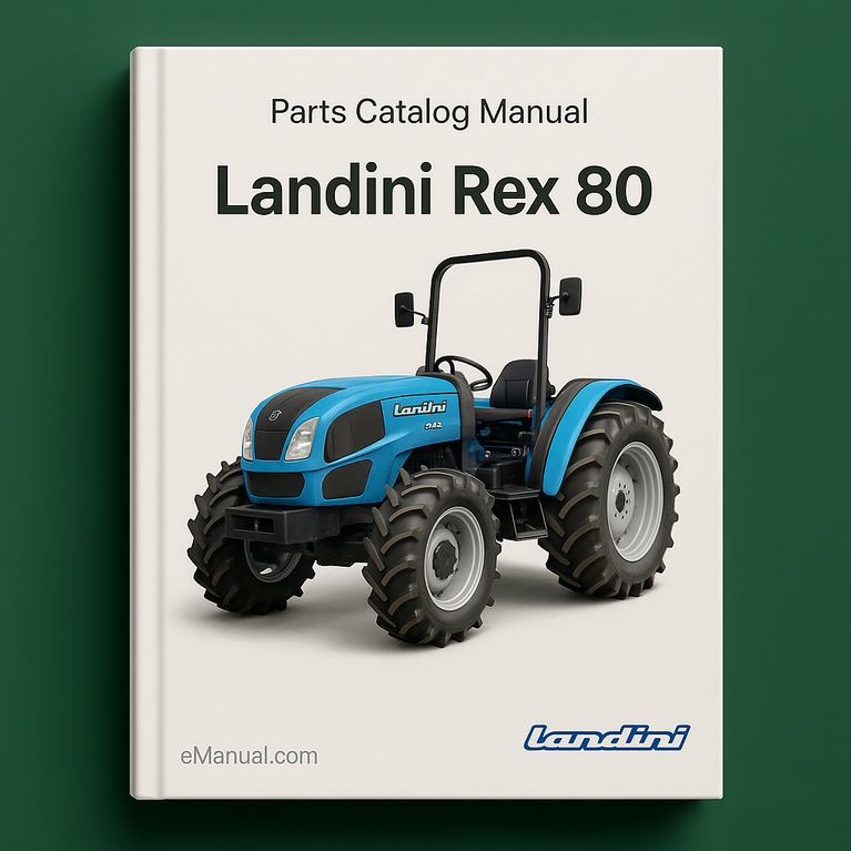 Landini Rex 80 Parts Catalog Manual