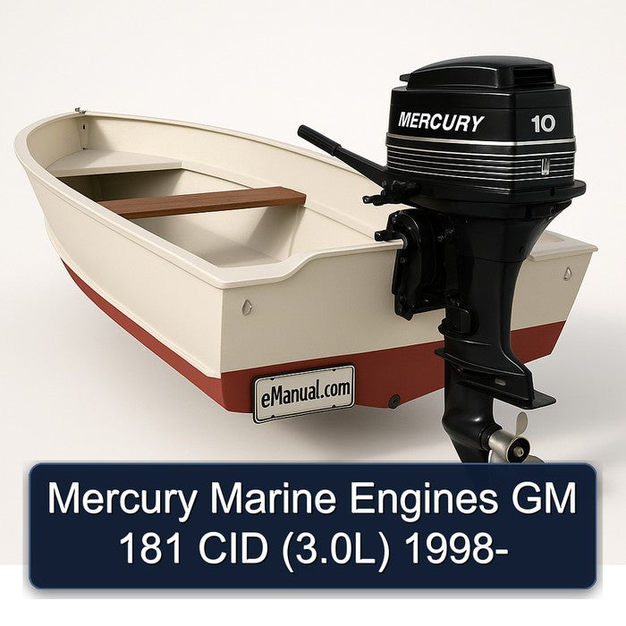 Mercury Marine Engines GM 181 CID (3.0L) 1998